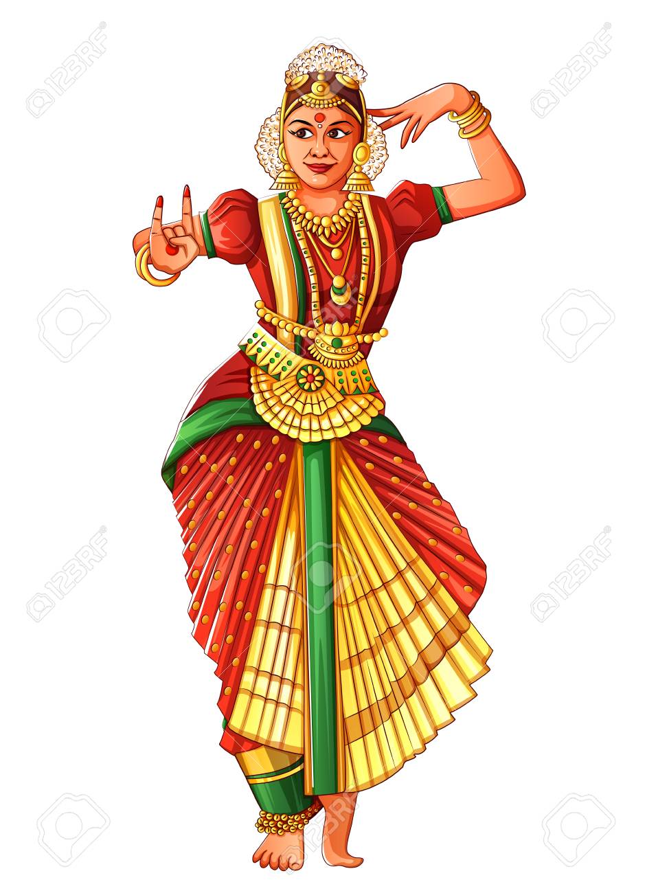 Classical indian dance bharatanatyam
